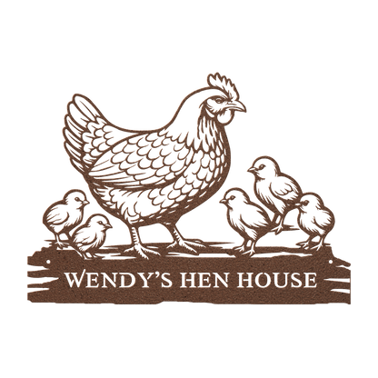 Chicken coop sign