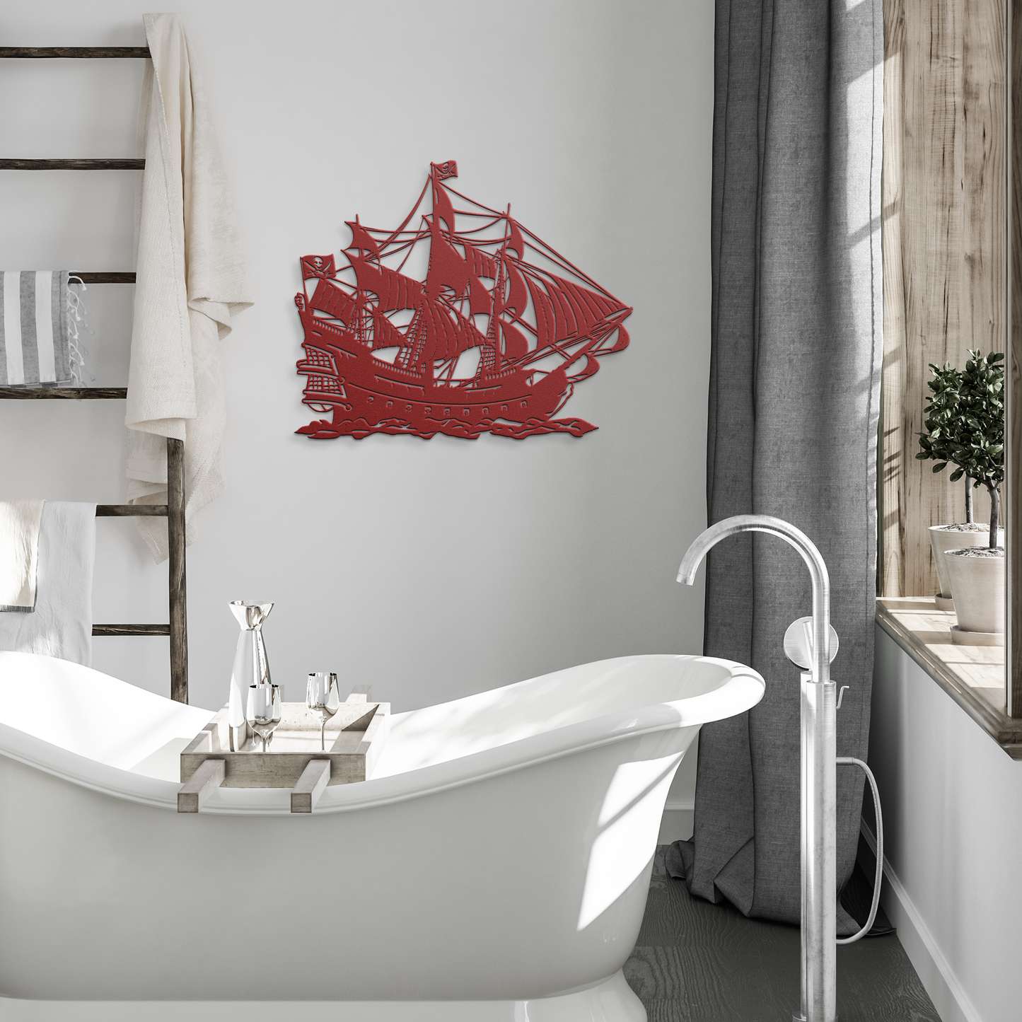 Pirate_Ship_Metal_Wall_Art_Jolly_Roger_N_Red_Modern_Bathroom_Mockup.png