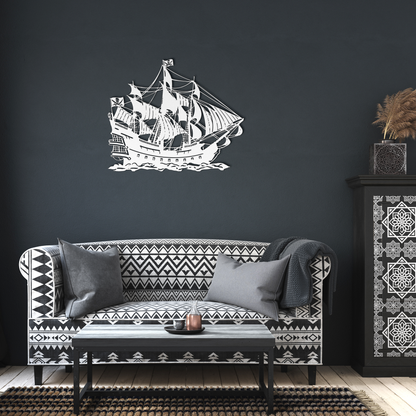 Pirate_Ship_Metal_Wall_Art_Jolly_Roger_N_White_Dark_Living_Room_Mockup.png