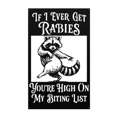 funny raccoon wall art