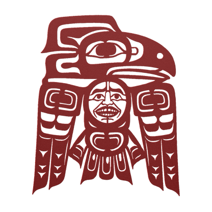 Raven_Tlingit_Haida_Metal_Sign__Alaskan_Red_Transparent_Mockup.png