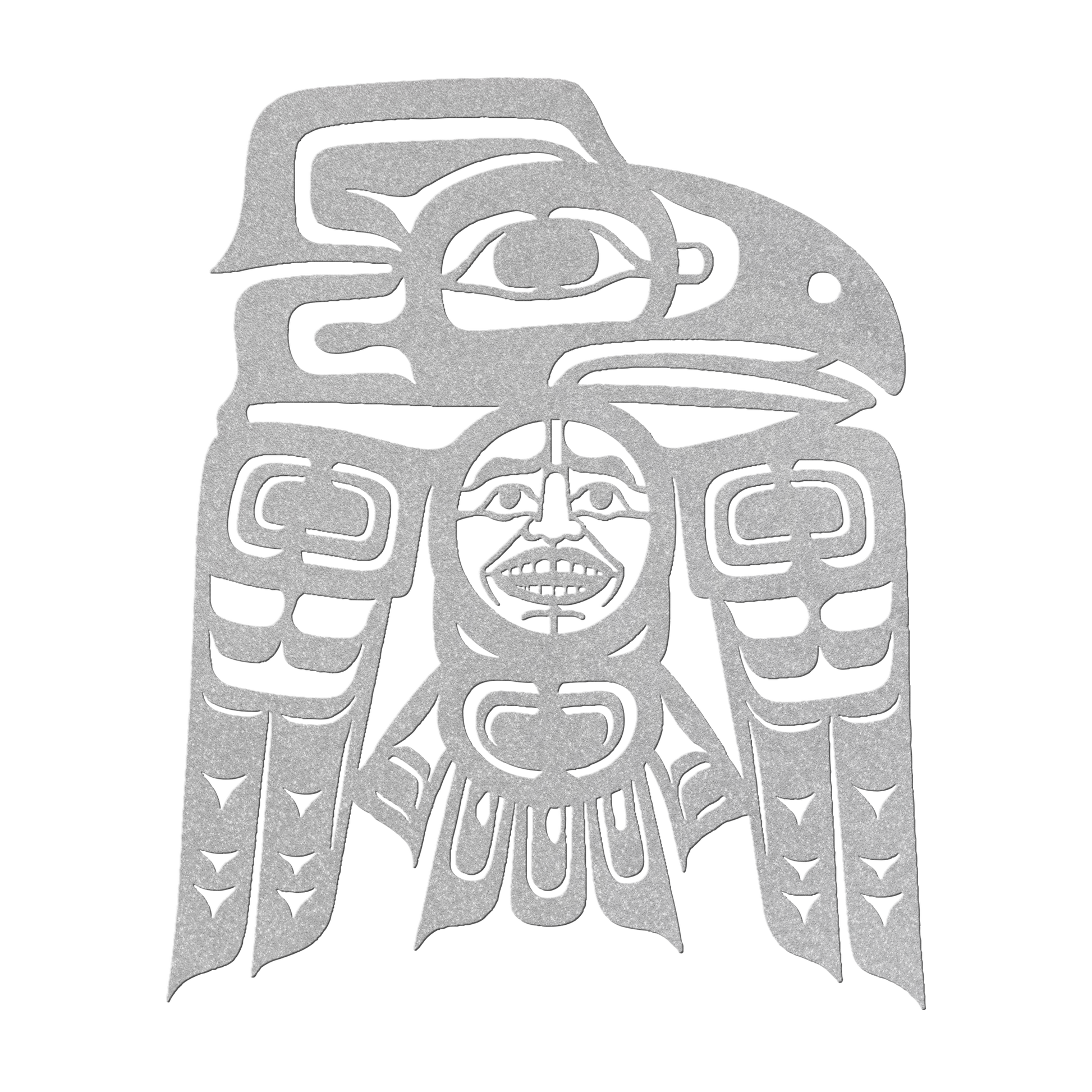 Raven_Tlingit_Haida_Metal_Sign__Alaskan_Silver_Transparent_Mockup.png