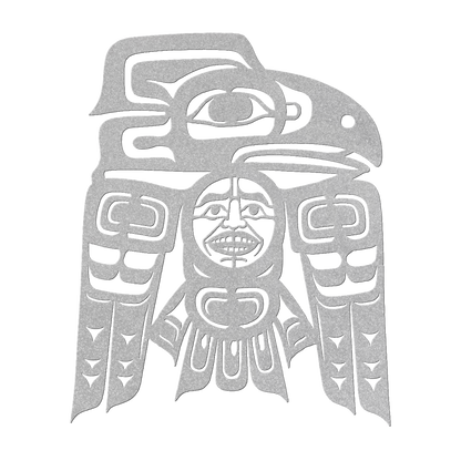 Raven_Tlingit_Haida_Metal_Sign__Alaskan_Silver_Transparent_Mockup.png