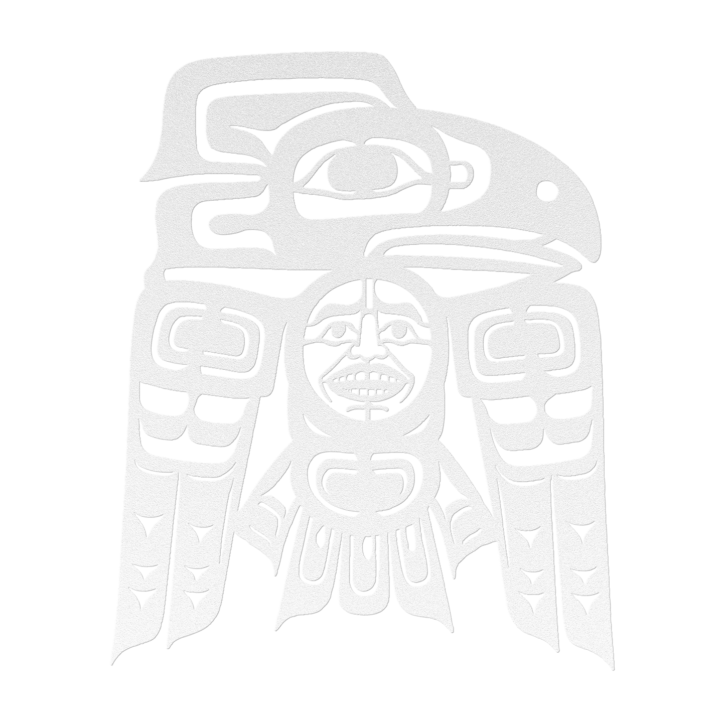 Raven_Tlingit_Haida_Metal_Sign__Alaskan_White_Transparent_Mockup.png