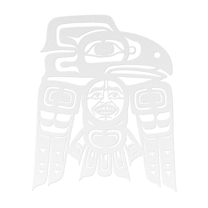 Raven_Tlingit_Haida_Metal_Sign__Alaskan_White_Transparent_Mockup.png