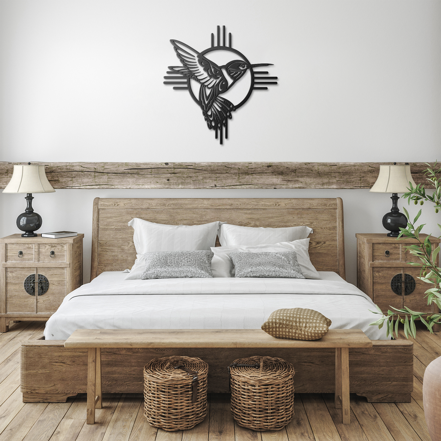 Southwest_Hummingbird_Native_American_St_Black_Farmhouse_Bedroom_Mockup.png