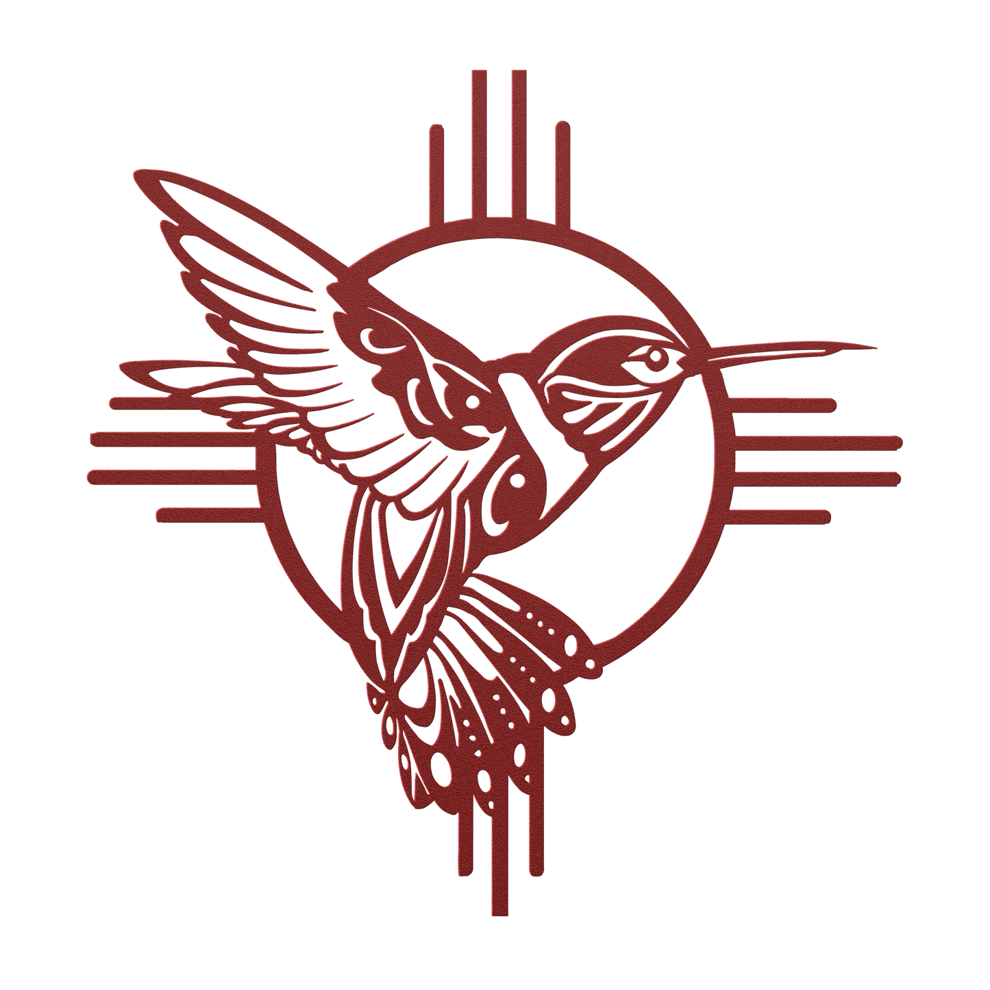 Hummingbird desert porch wall sign