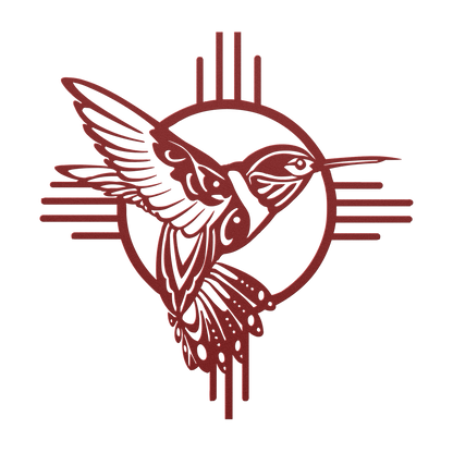 Hummingbird desert porch wall sign