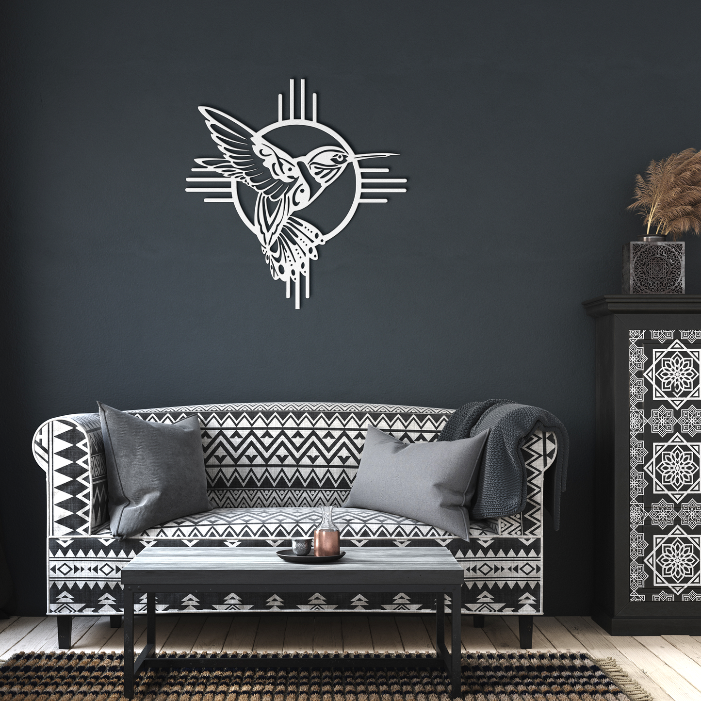 Southwest_Hummingbird_Native_American_St_White_Dark_Living_Room_Mockup.png