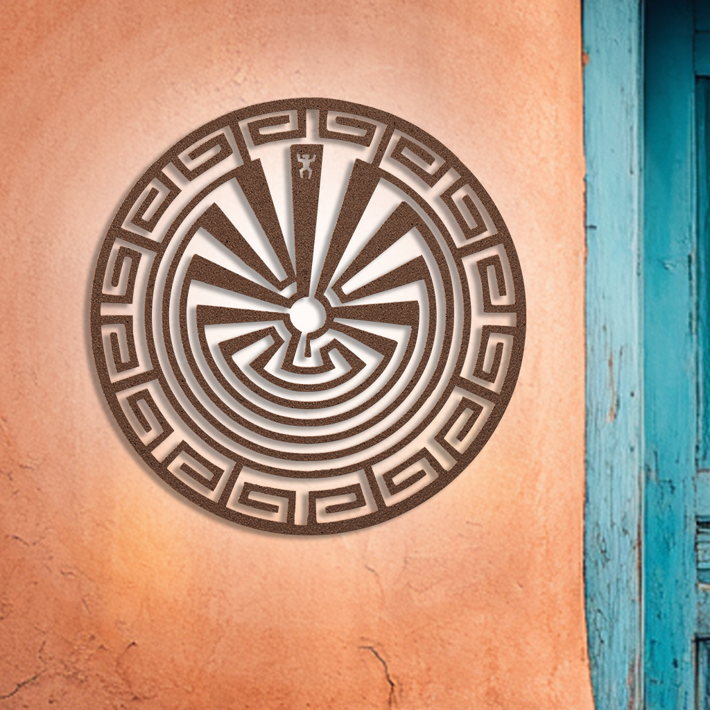 man in the maze wall decor