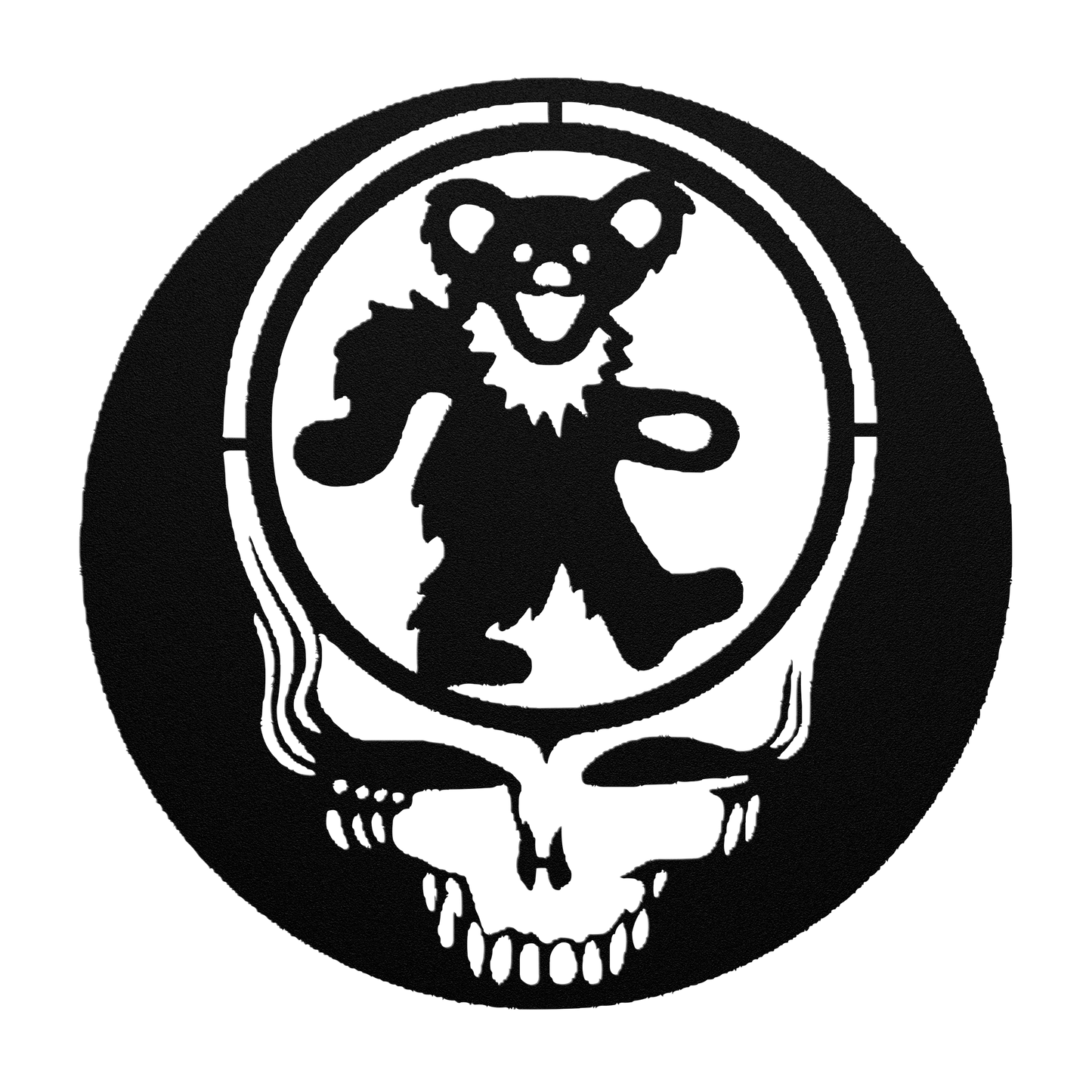 Psychedelic Grateful Dead tribute metal sign