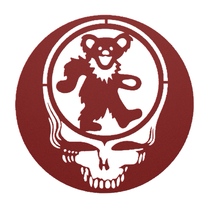 grateful dead metal sign