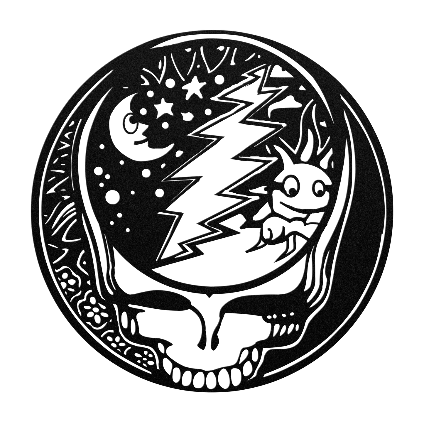 Metal Steal Your Face Wall Sign