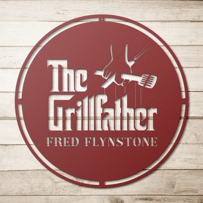 Personalized BBQ sign for dad