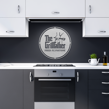 The_Grillfather_Personalized_Metal_Sign__Silver_Dark_Kitchen_Mockup.png