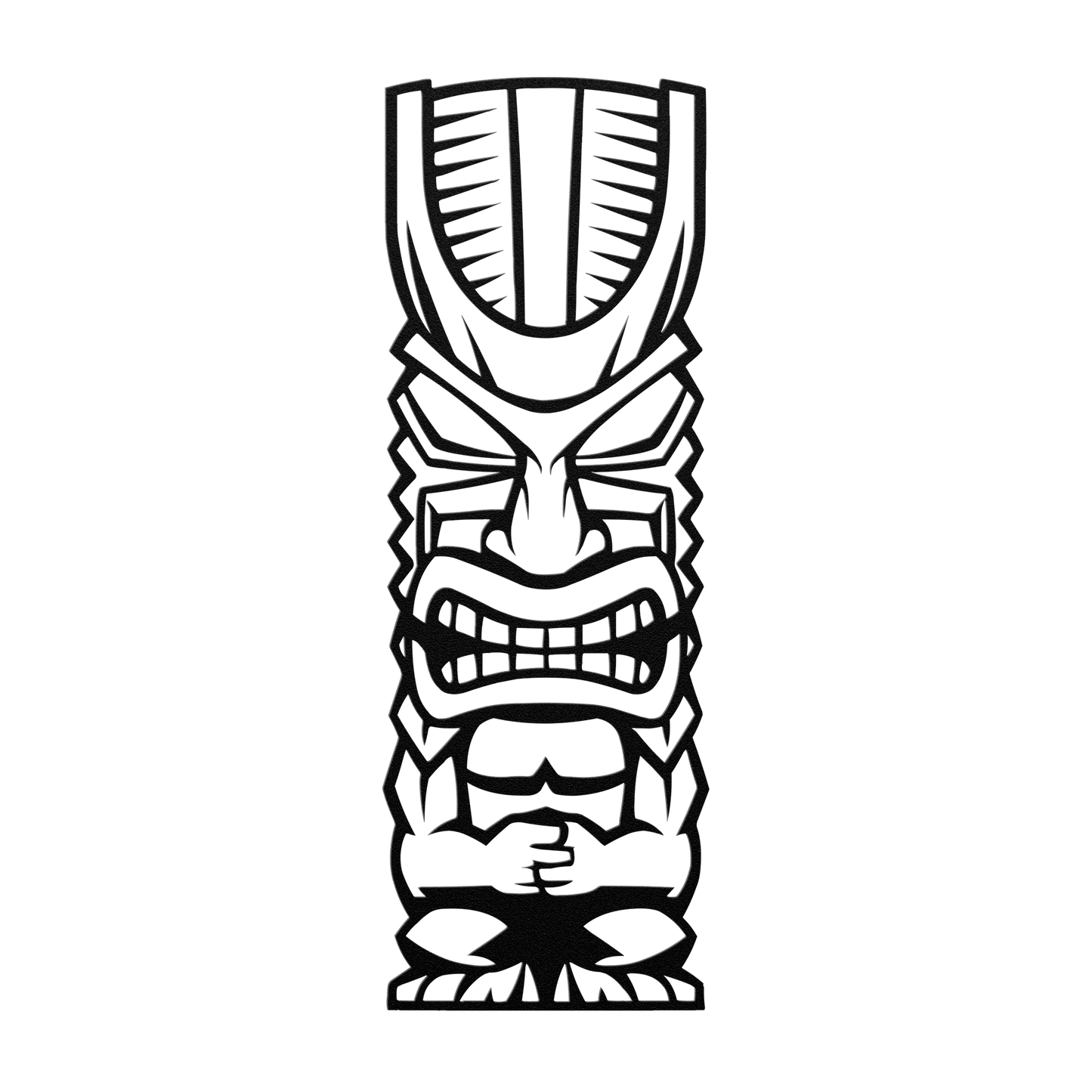 Outdoor tropical tiki sign