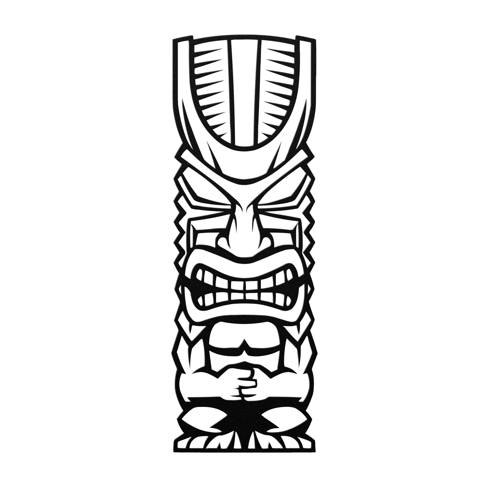 Outdoor tropical tiki sign