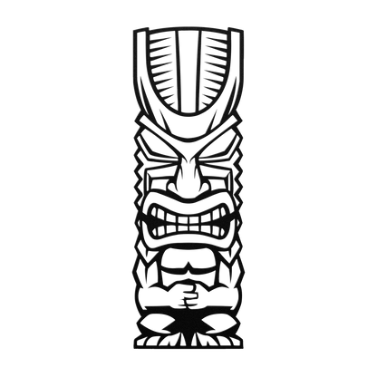 Outdoor tropical tiki sign