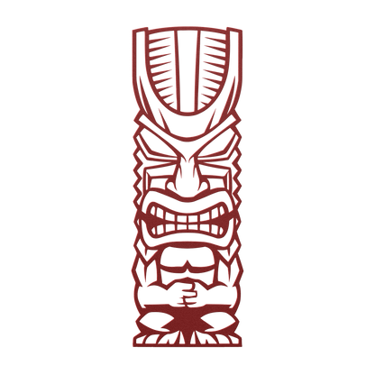 Luau backyard patio art