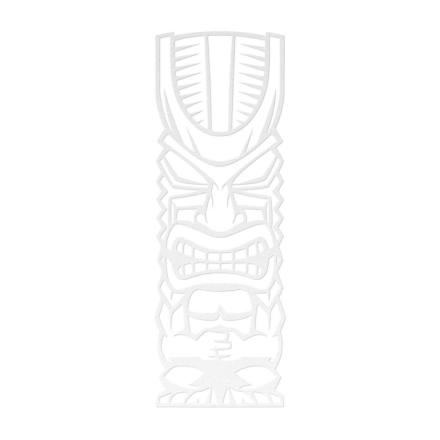 Custom steel tiki garden decor