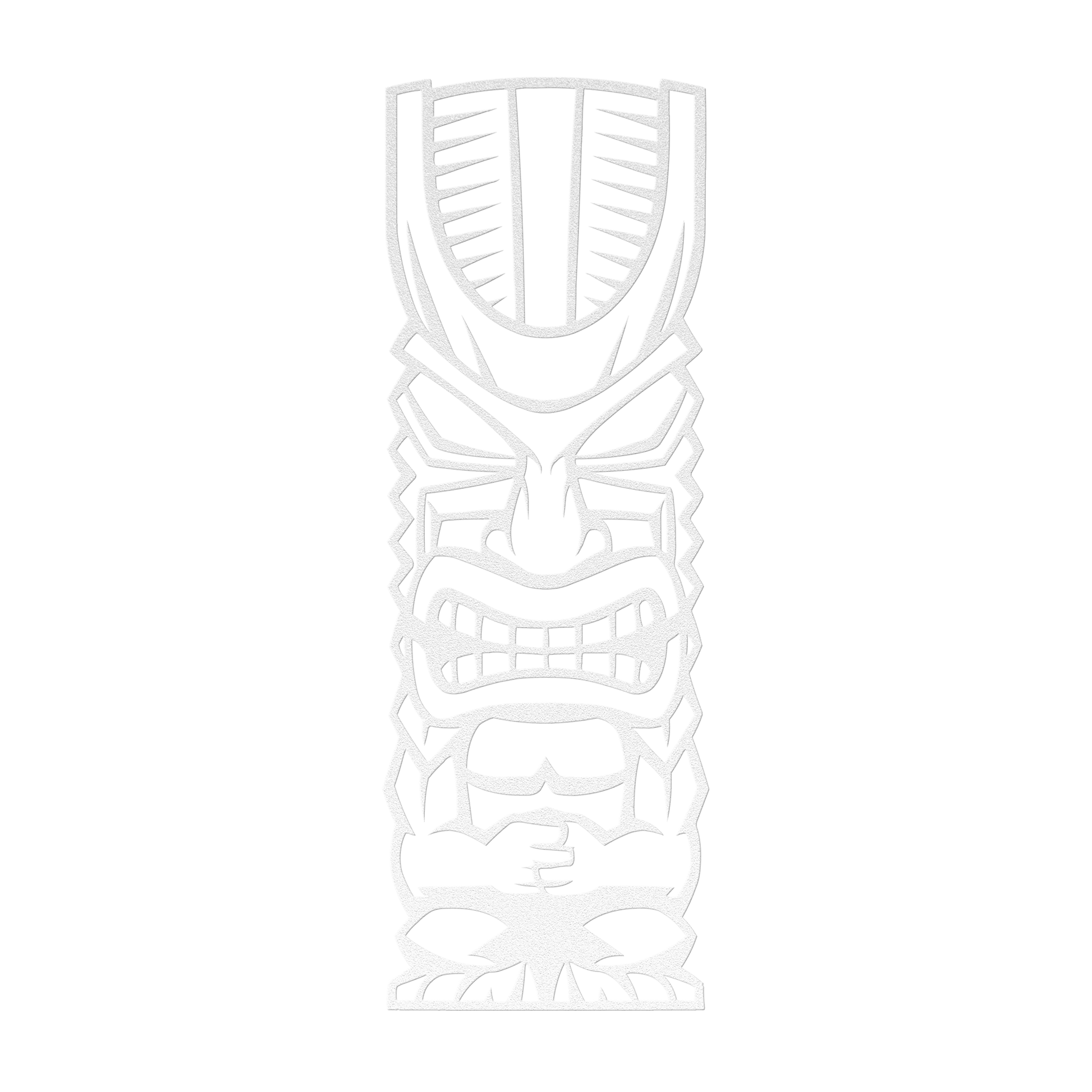 Custom steel tiki garden decor