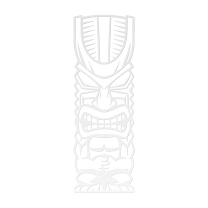 Custom steel tiki garden decor