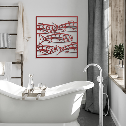 Tlingit_Haida_Salmon_Metal_Sign__Nati_Red_Modern_Bathroom_Mockup.png