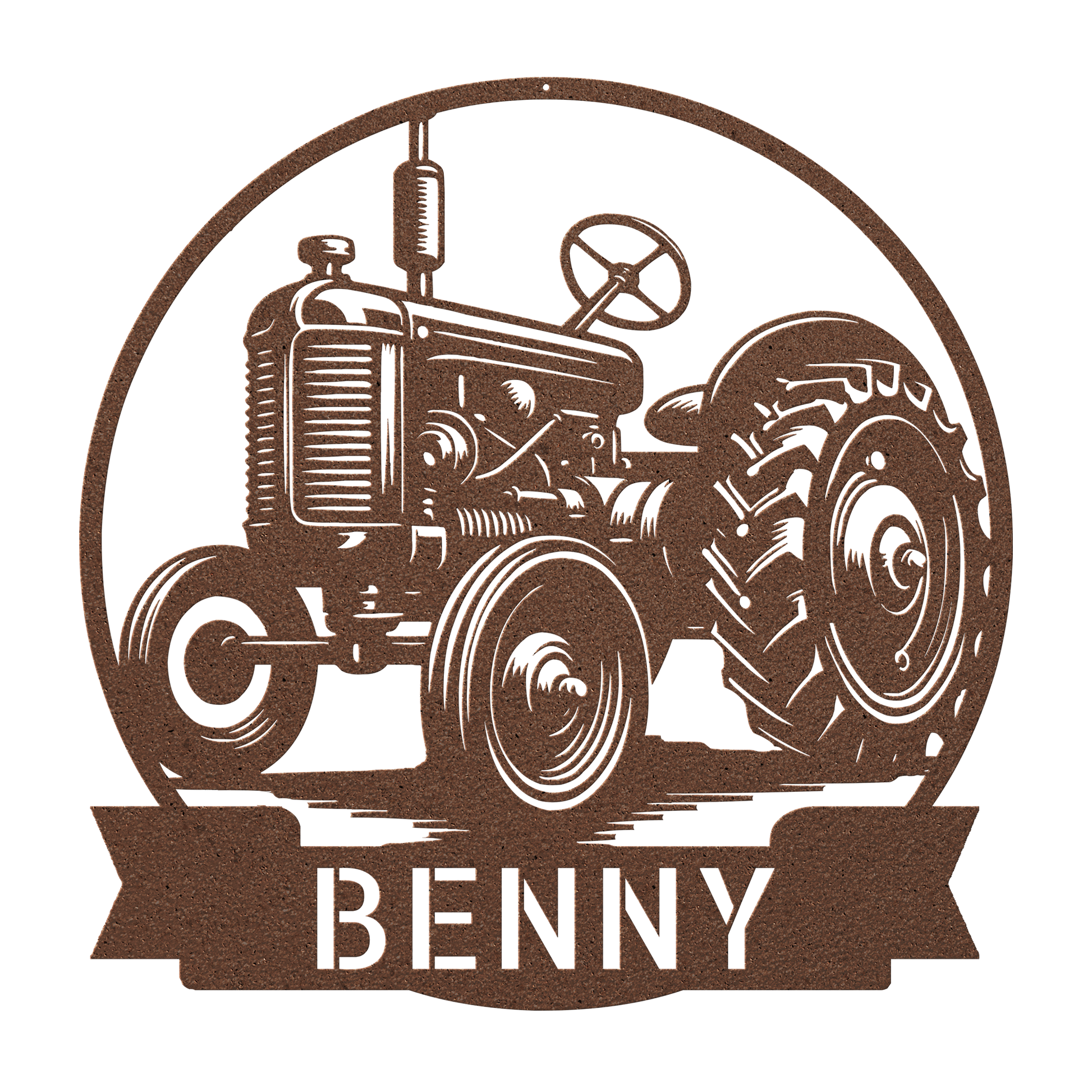 Tractor porch or barn name sign