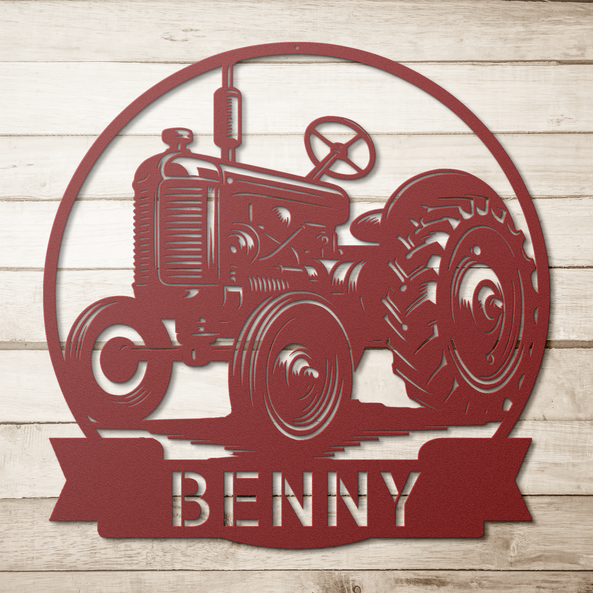 Rural family name outdoor sign