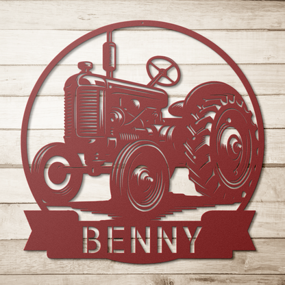 Rural family name outdoor sign