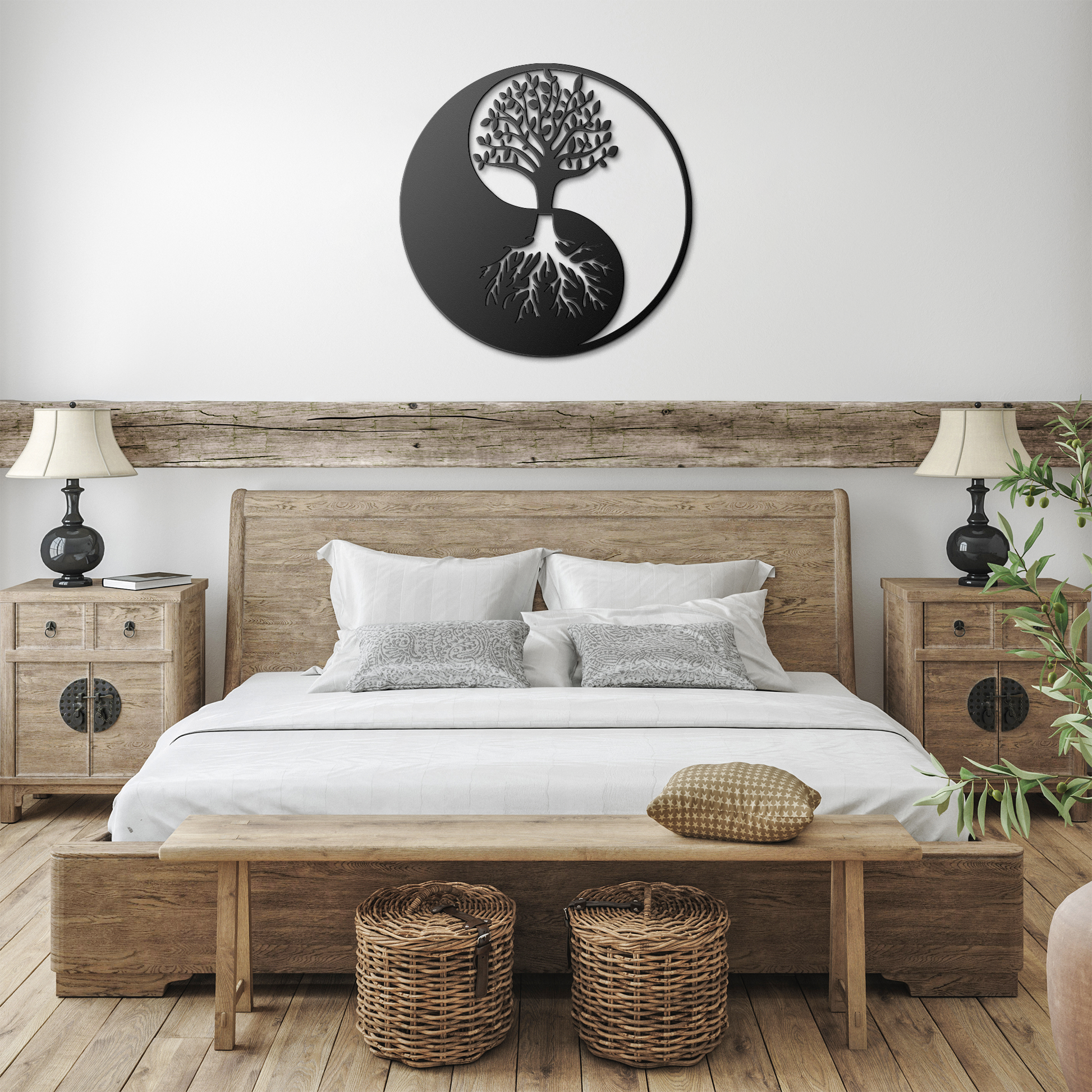 Nature and balance inspired wall art