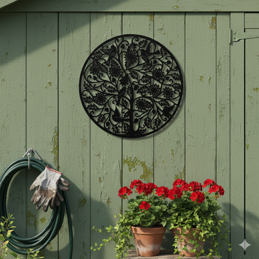 Classic Tree of Life metal wall art