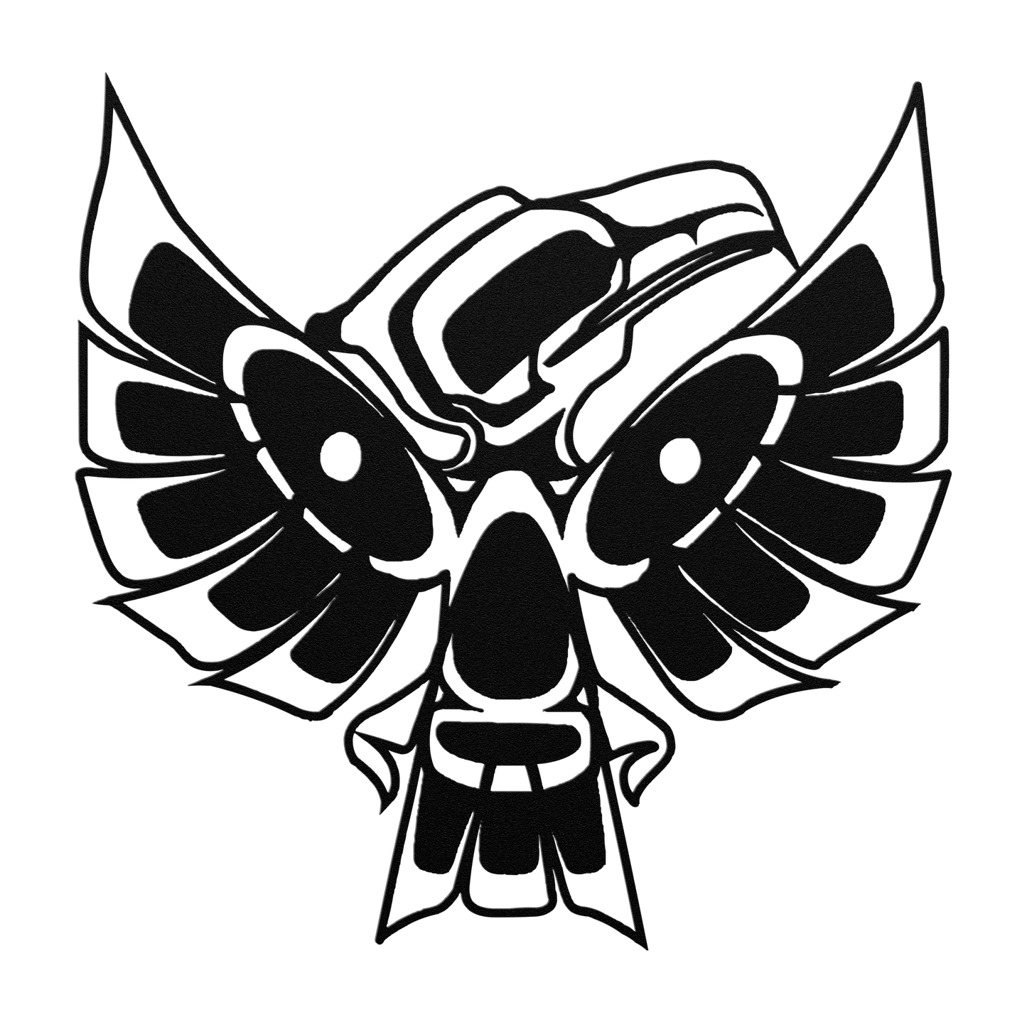 Tribal firebird thunderbird steel sign