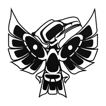 Tribal firebird thunderbird steel sign