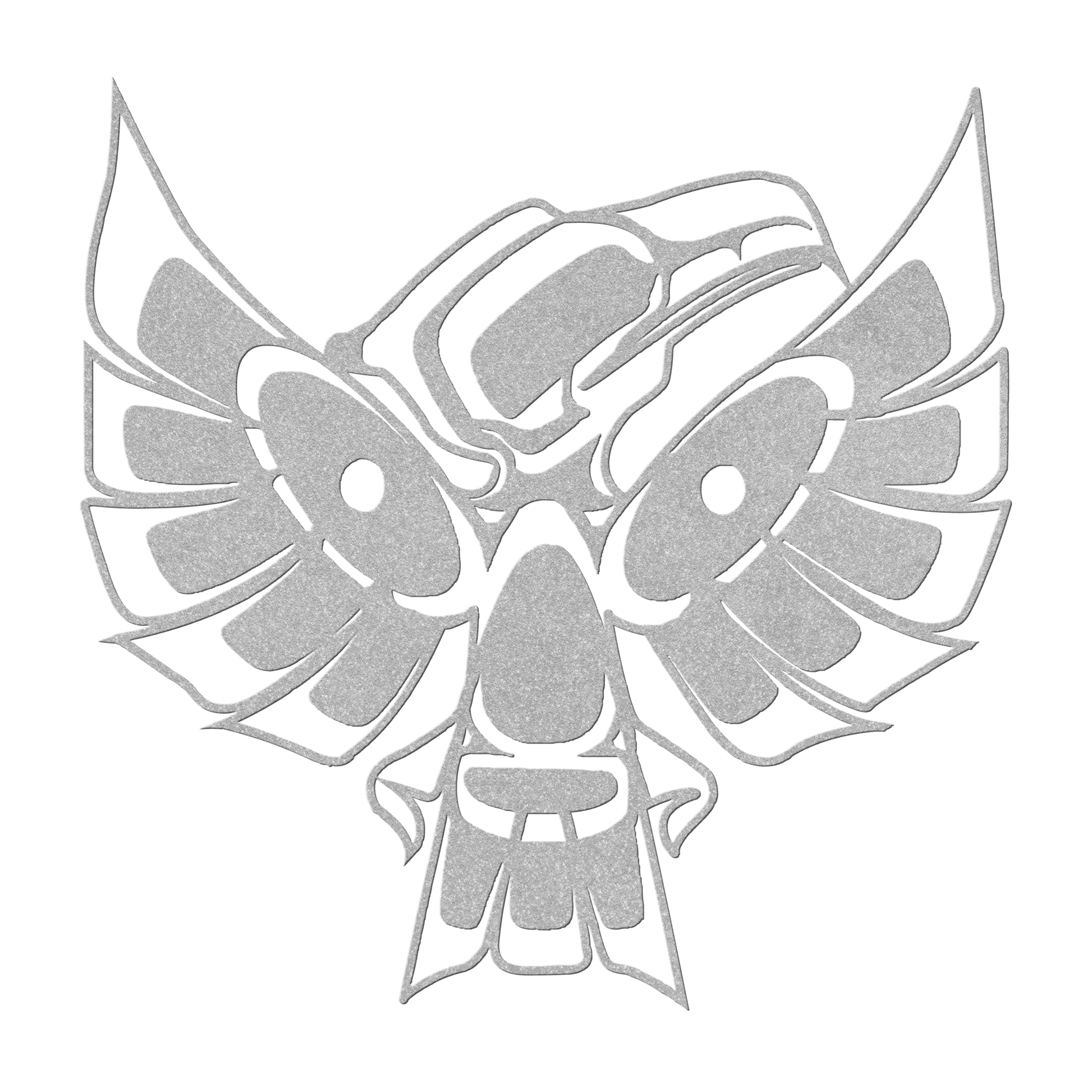 Thunderbird symbol rustic wall sign