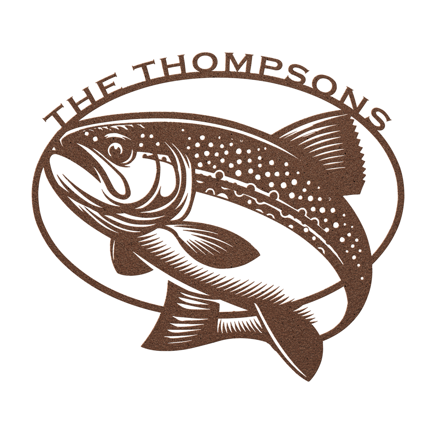 Custom Metal Signs Fishing