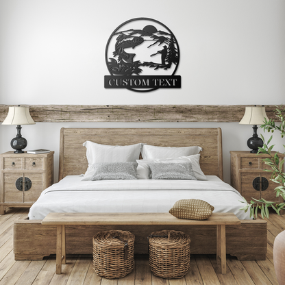 Trout_Fishing_Scene_Metal_Wall_Art__R_Black_Farmhouse_Bedroom_Mockup.png