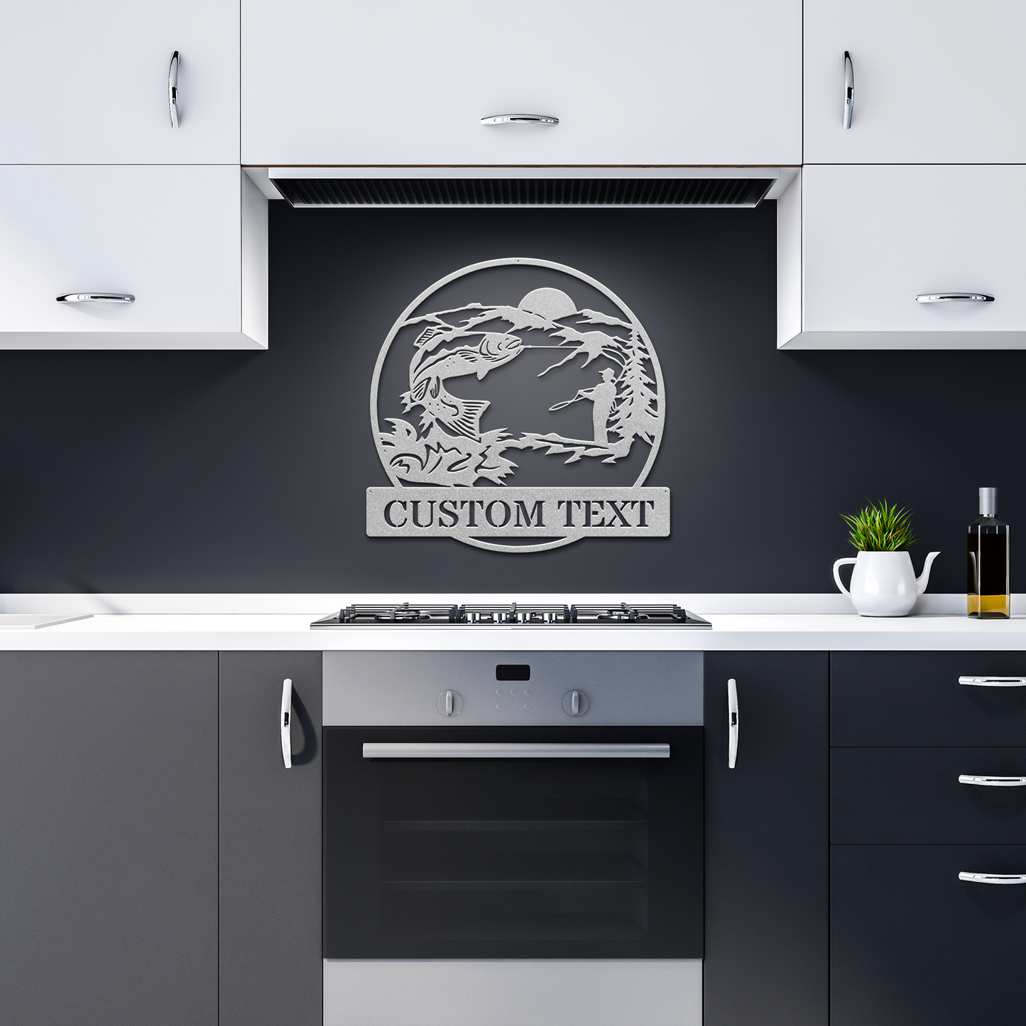 Trout_Fishing_Scene_Metal_Wall_Art__R_Silver_Dark_Kitchen_Mockup.png