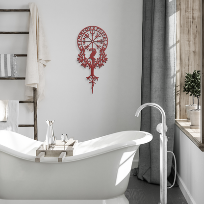 Viking_Compass__Gothic_Raven_Metal_Wall_Red_Modern_Bathroom_Mockup.png