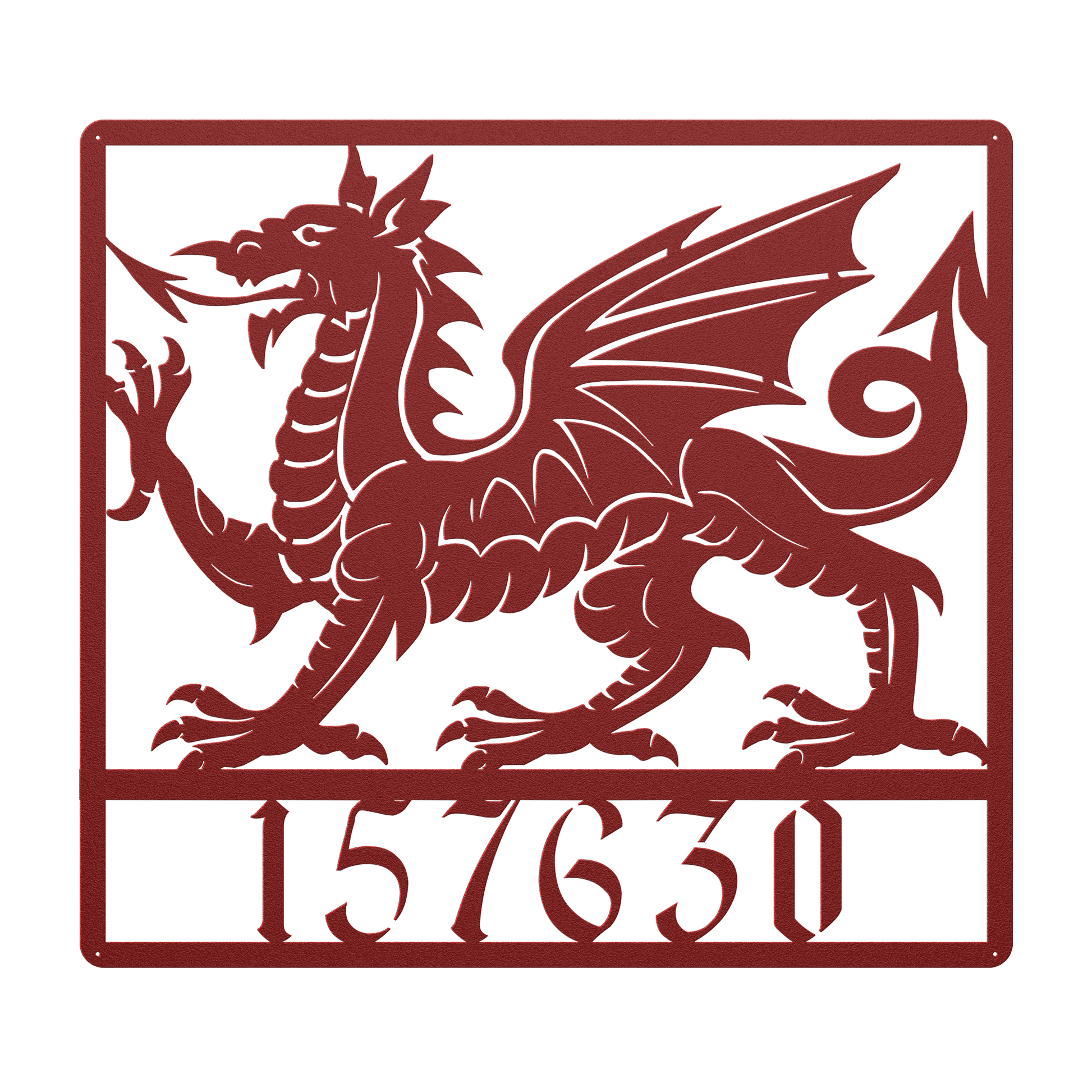 Front door dragon wall art USA