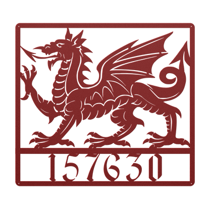 Front door dragon wall art USA