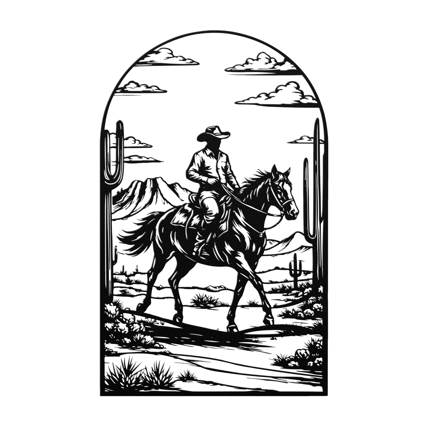 western steel wall art usa