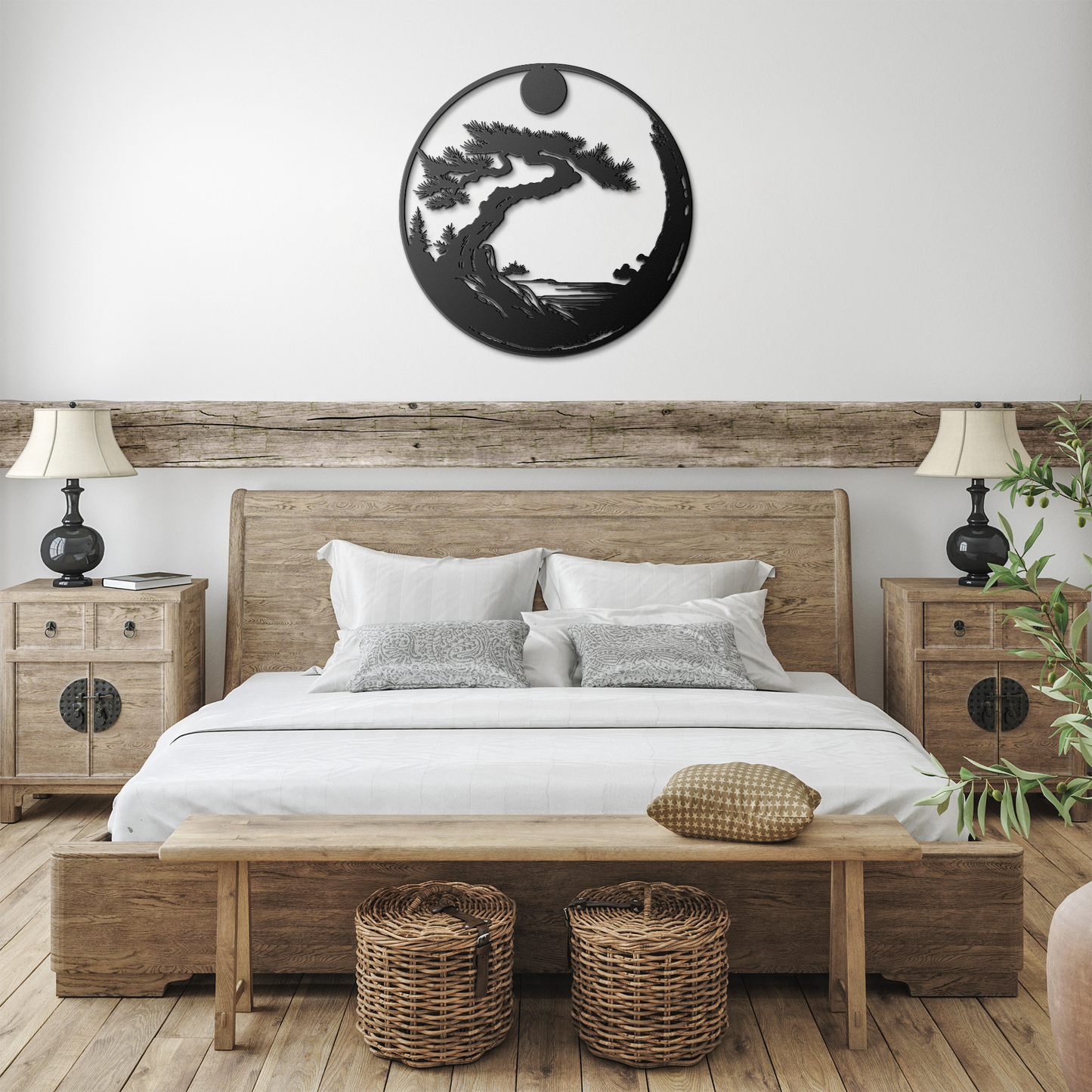 Zen_Enso_Circle_Metal_Wall_Art__Japan_Black_Farmhouse_Bedroom_Mockup.png