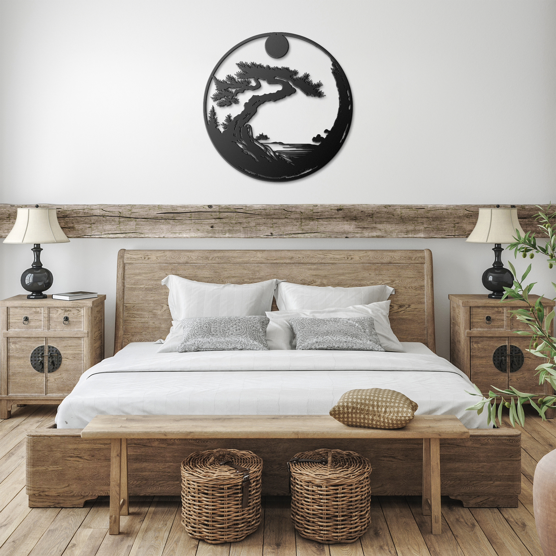 Zen_Enso_Circle_Metal_Wall_Art__Japan_Black_Farmhouse_Bedroom_Mockup.png