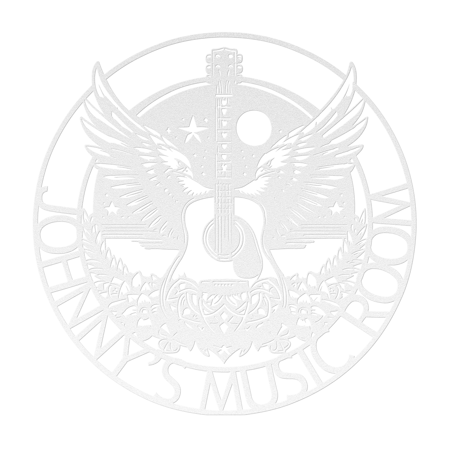 acoustic guitar sign