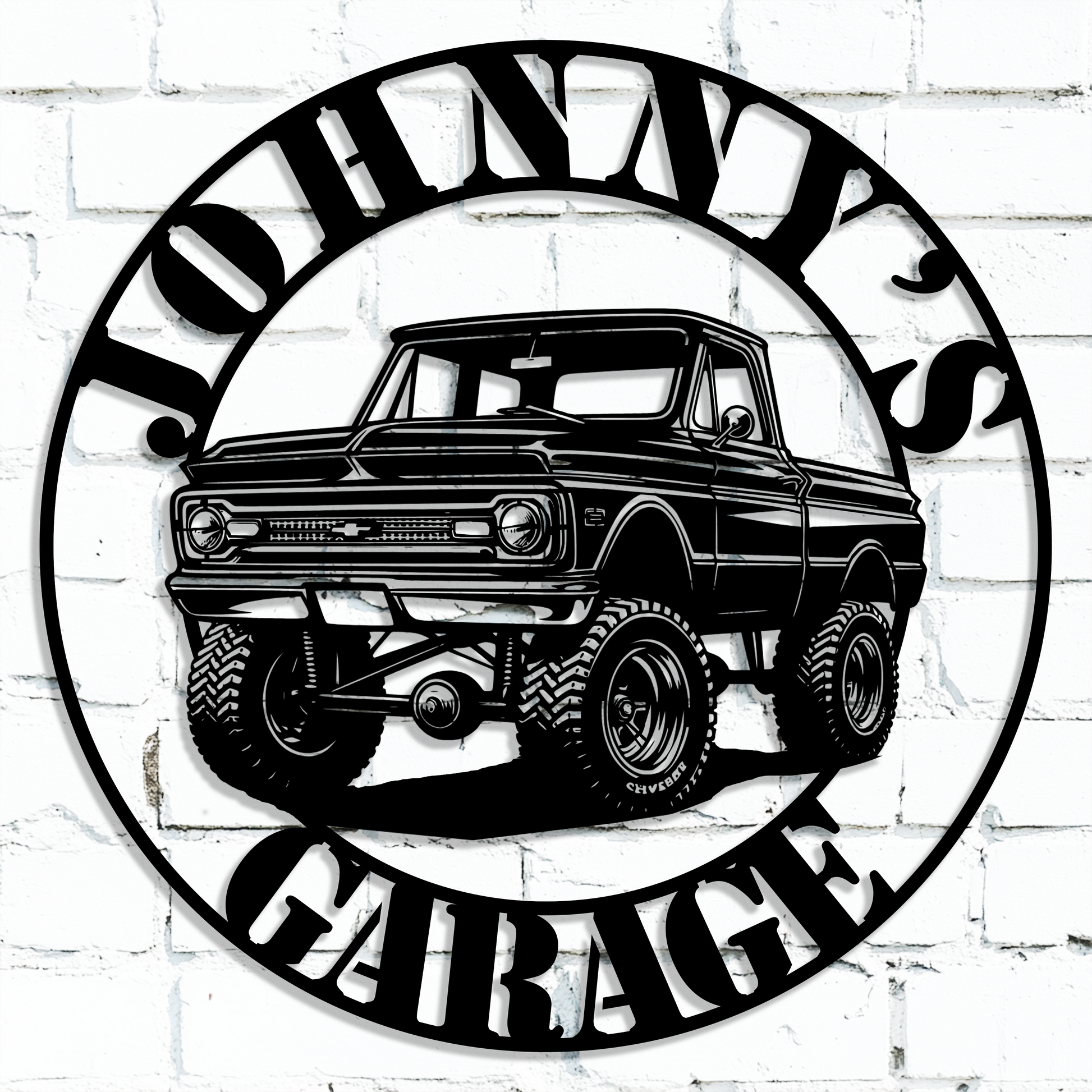 Classic Truck Metal Sign – 1964 Chevy Blazer K-10 Wall Art