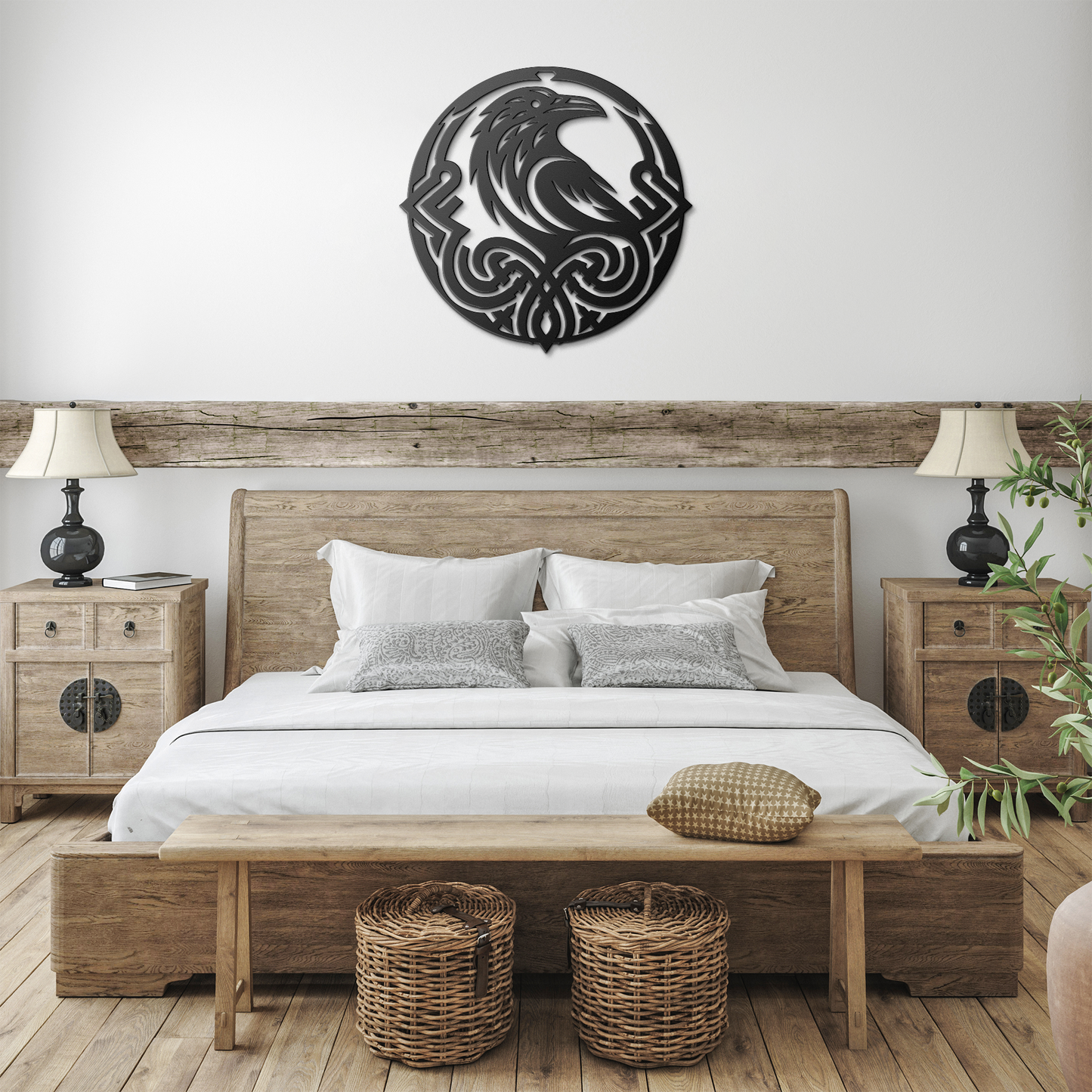Viking steel wall art